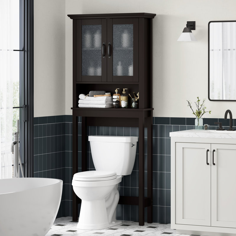 Delacour Drill Screw Over The Toilet Storage Wildon Home Finish Espresso